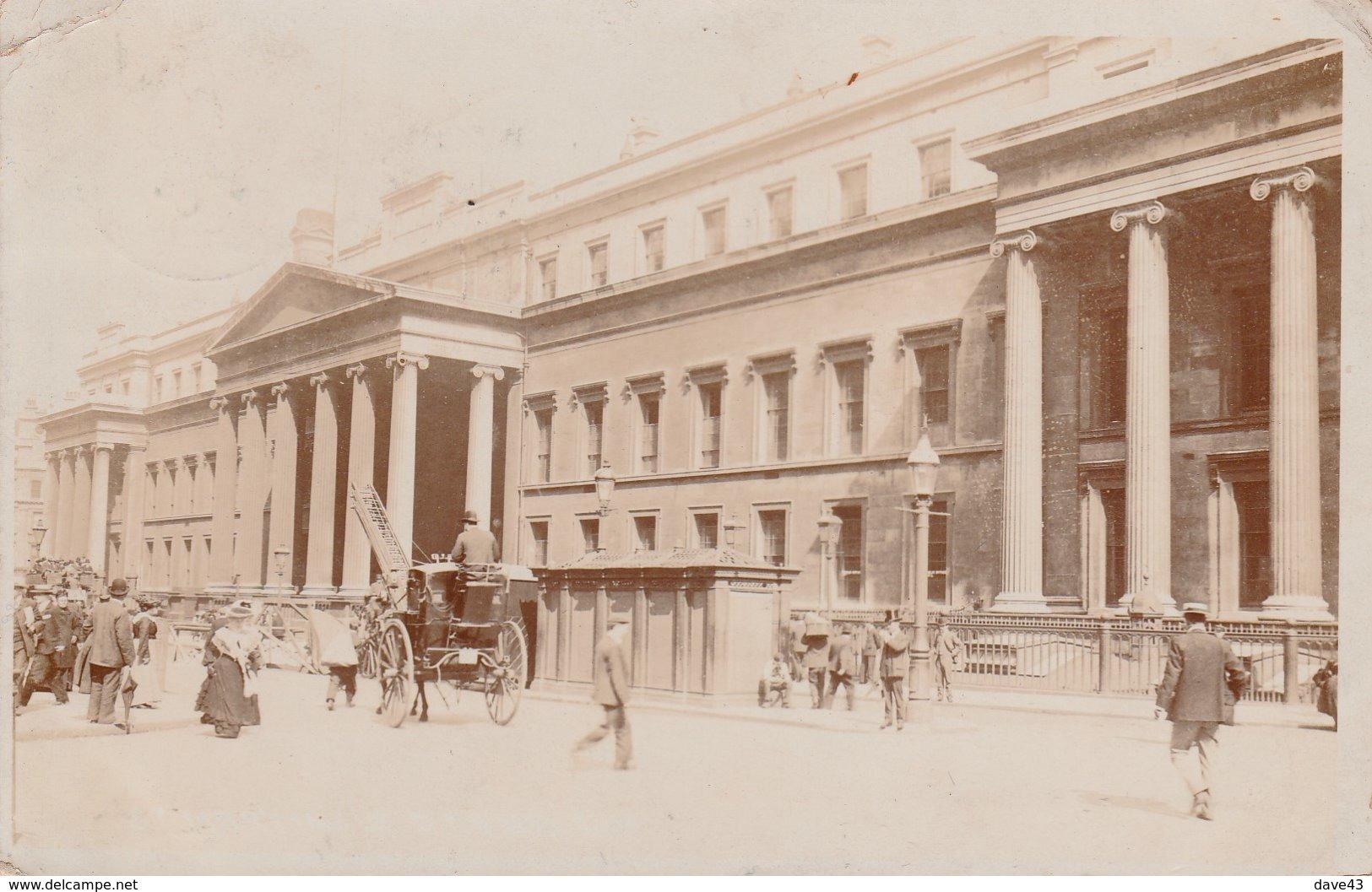 1904 RP Card (earlier Image!) Fire Escape Ladder  And "shed" GPO King Edwards Bldg London - Firemen