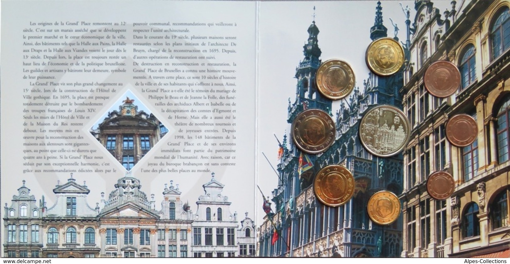 0455 - COFFRET BU BELGIQUE - 2005 - 1 Cent à 2 Euros + Médaille - Belgio