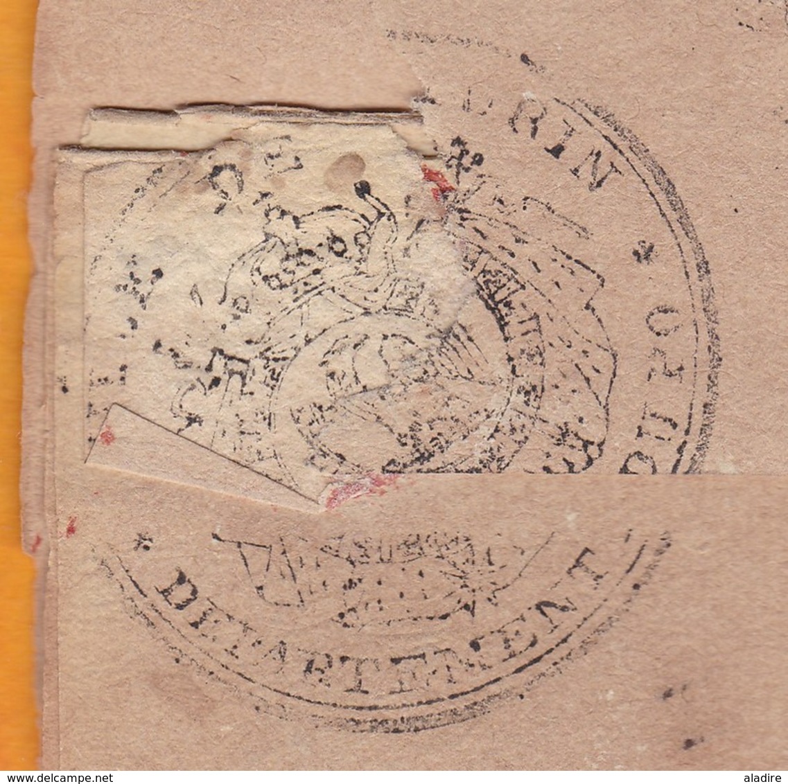 1809 - Marque Postale 104 TURIN, Doire, Italie Sur Lettre Pliée Avec Correspondance Vers Cuorgne - Mairie - 1792-1815: Conquered Departments