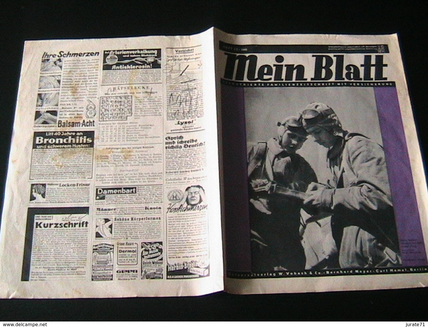 Mein Blatt,Nr. 23 Von 1940,Flugzeugschulen,Britische Kanalinseln - Hobbies & Collections