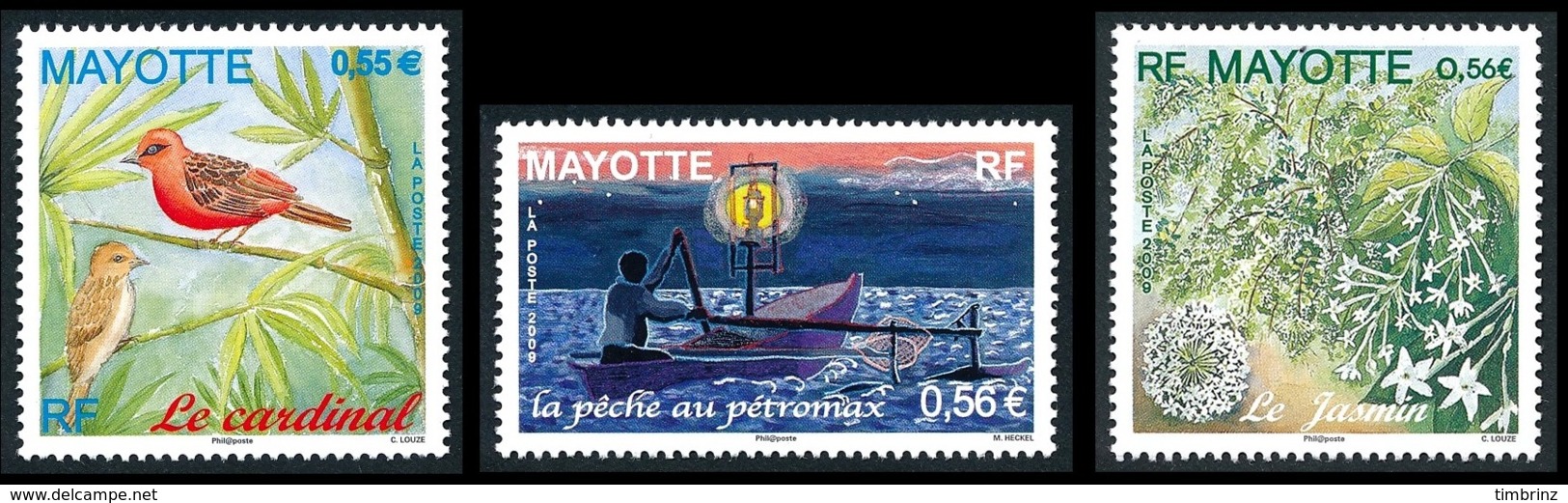 MAYOTTE Année Complète 2009 - Yv. 220 à 231 **  - 12 Timbres ** MNH  ..Réf.AFA23292 - Unused Stamps