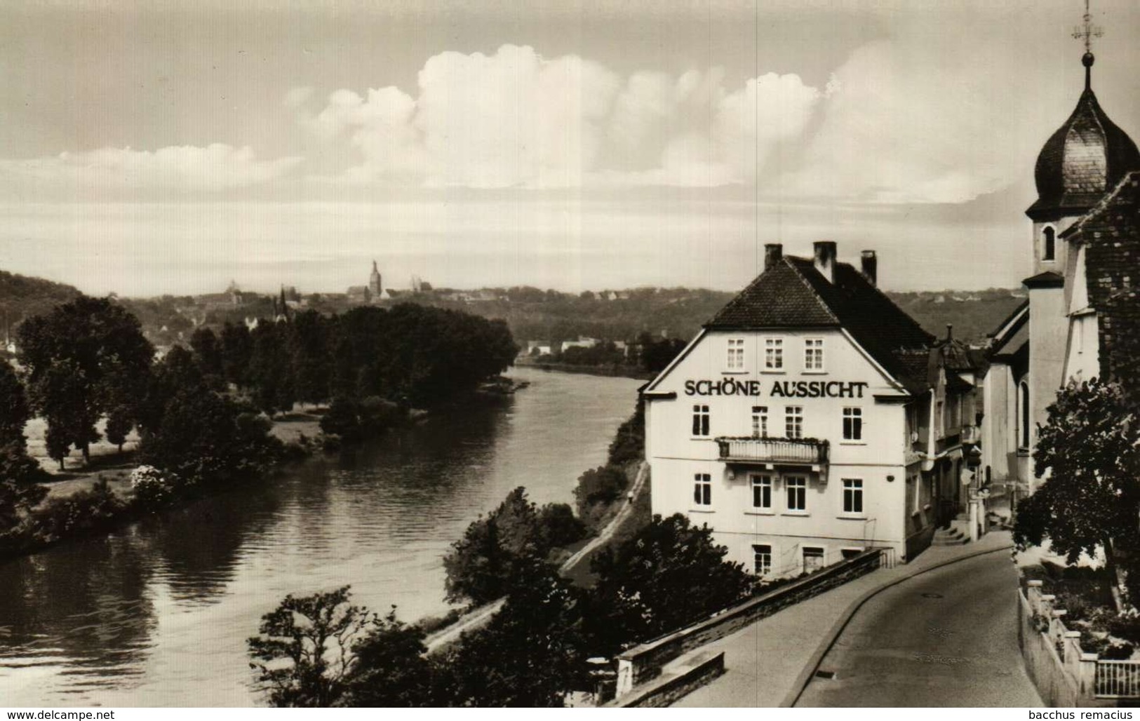 BAD FRIEDRICHSHALL-JAGSTFELD  "Schöne Aussicht"  Conditorei - Café - Pension H. Förch - Bad Friedrichshall