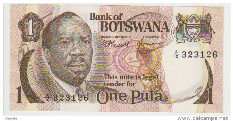 Botswana 1 Pula 1976 Pick 1 UNC - Botswana