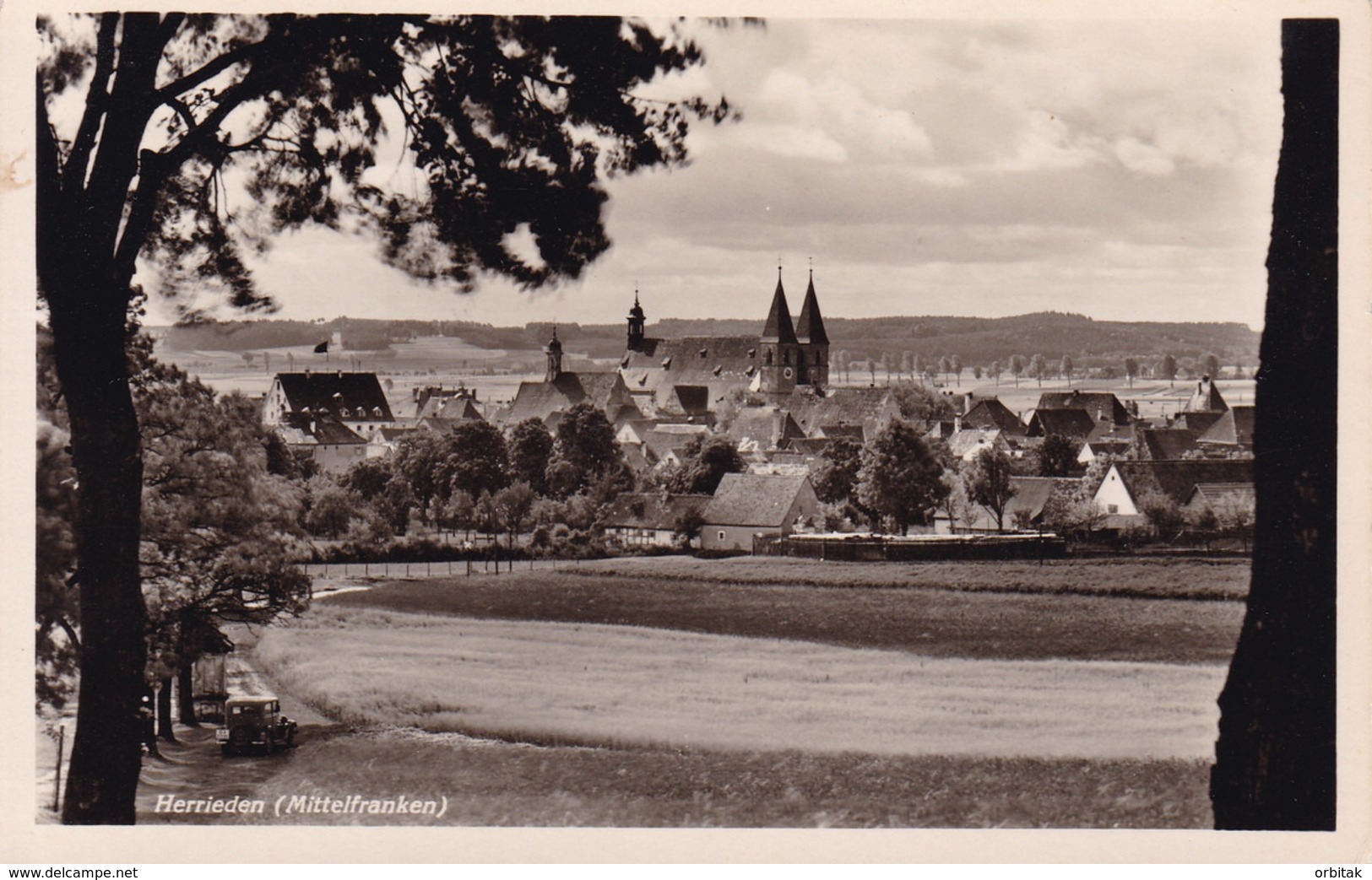 Herrieden (Mittelfranken) * Gesamtansicht * Deutschland * AK950 - Ansbach