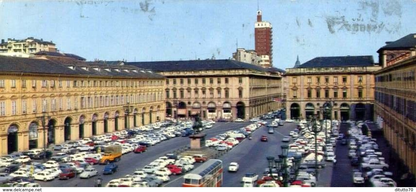 Torino - Piazza S.carlo - Formato Piccolo Viaggiata – E 13 - Mole Antonelliana