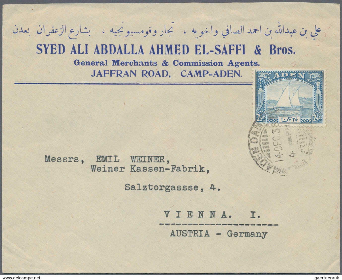Aden: 1900-1963: Group Of 20 Covers, Picture Postcards And Postal Stationery Items Including Eight W - Yémen