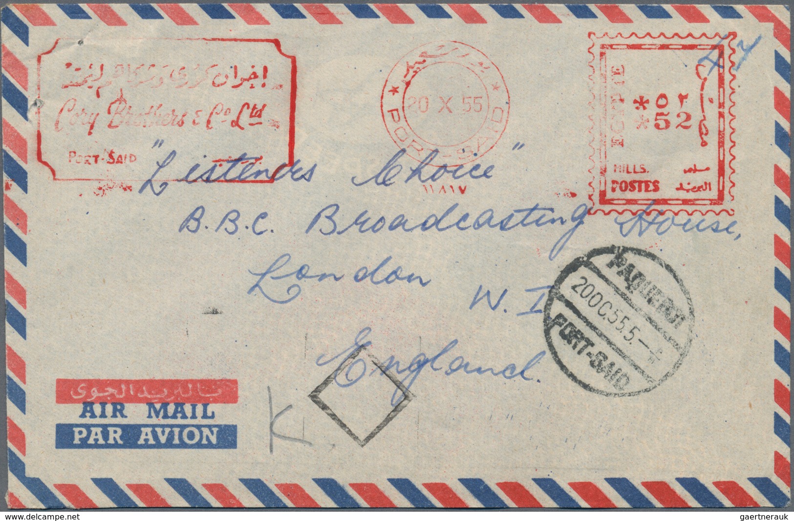 Ägypten: Ab 1893 Ca. 110 Covers, Postcards And Postal Stationeries (ca. 55 Unused And CTO-used Airgr - 1866-1914 Khedivato Di Egitto