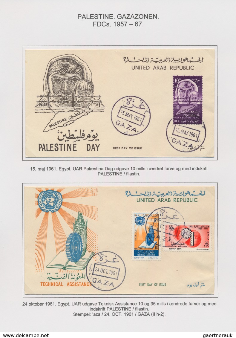 Ägypten - Besetzung von Palästina: 1957/1965, GAZA, attractive collection comprising 16 commercial c