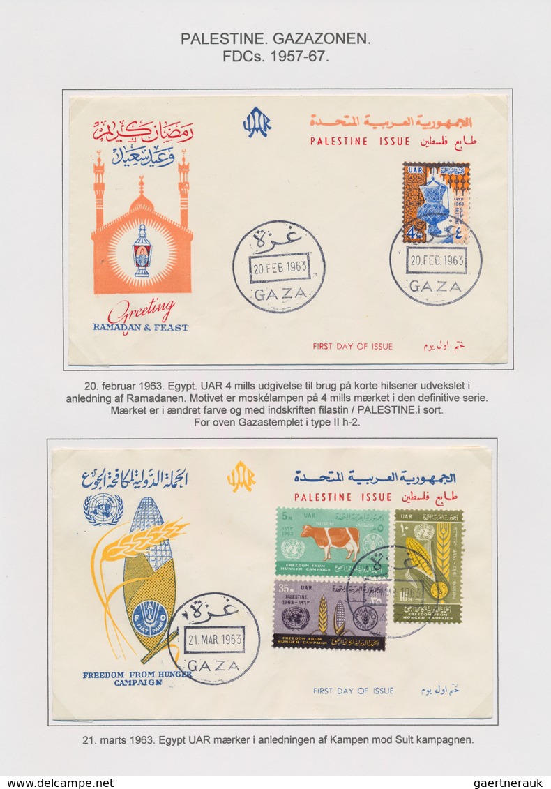 Ägypten - Besetzung von Palästina: 1957/1965, GAZA, attractive collection comprising 16 commercial c