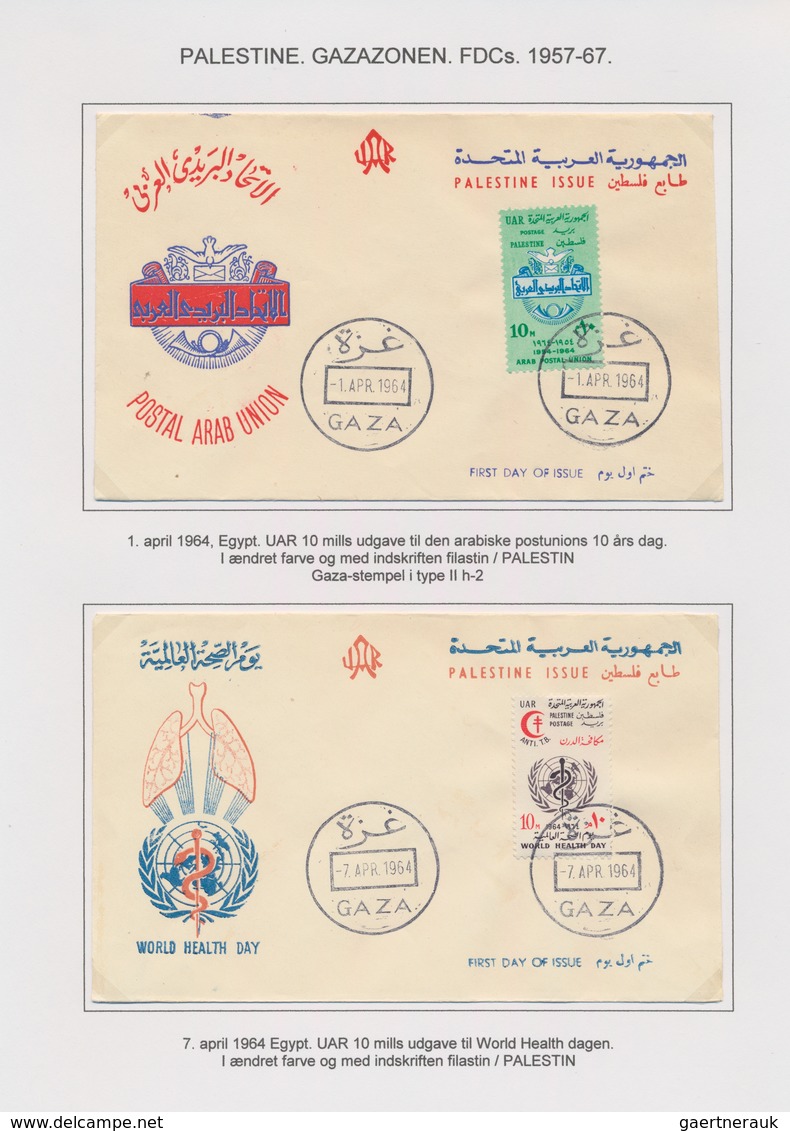 Ägypten - Besetzung von Palästina: 1957/1965, GAZA, attractive collection comprising 16 commercial c