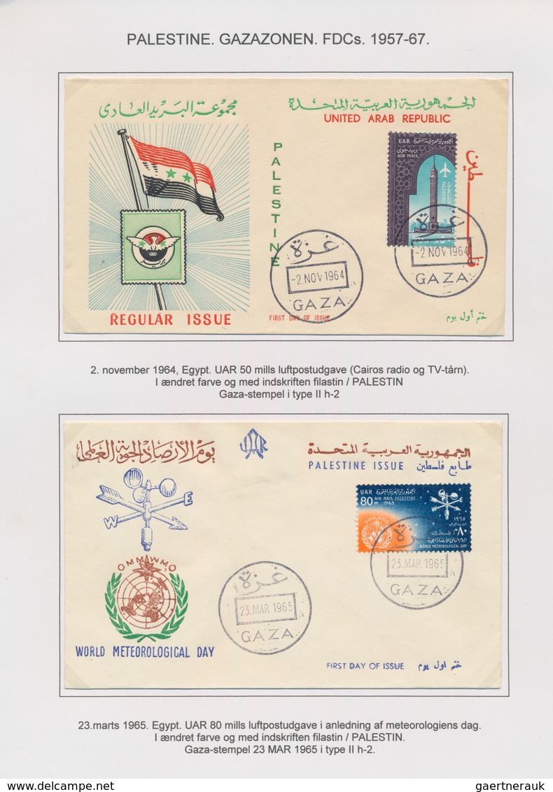 Ägypten - Besetzung von Palästina: 1957/1965, GAZA, attractive collection comprising 16 commercial c