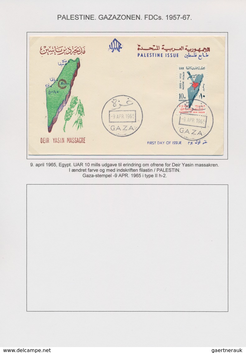 Ägypten - Besetzung von Palästina: 1957/1965, GAZA, attractive collection comprising 16 commercial c
