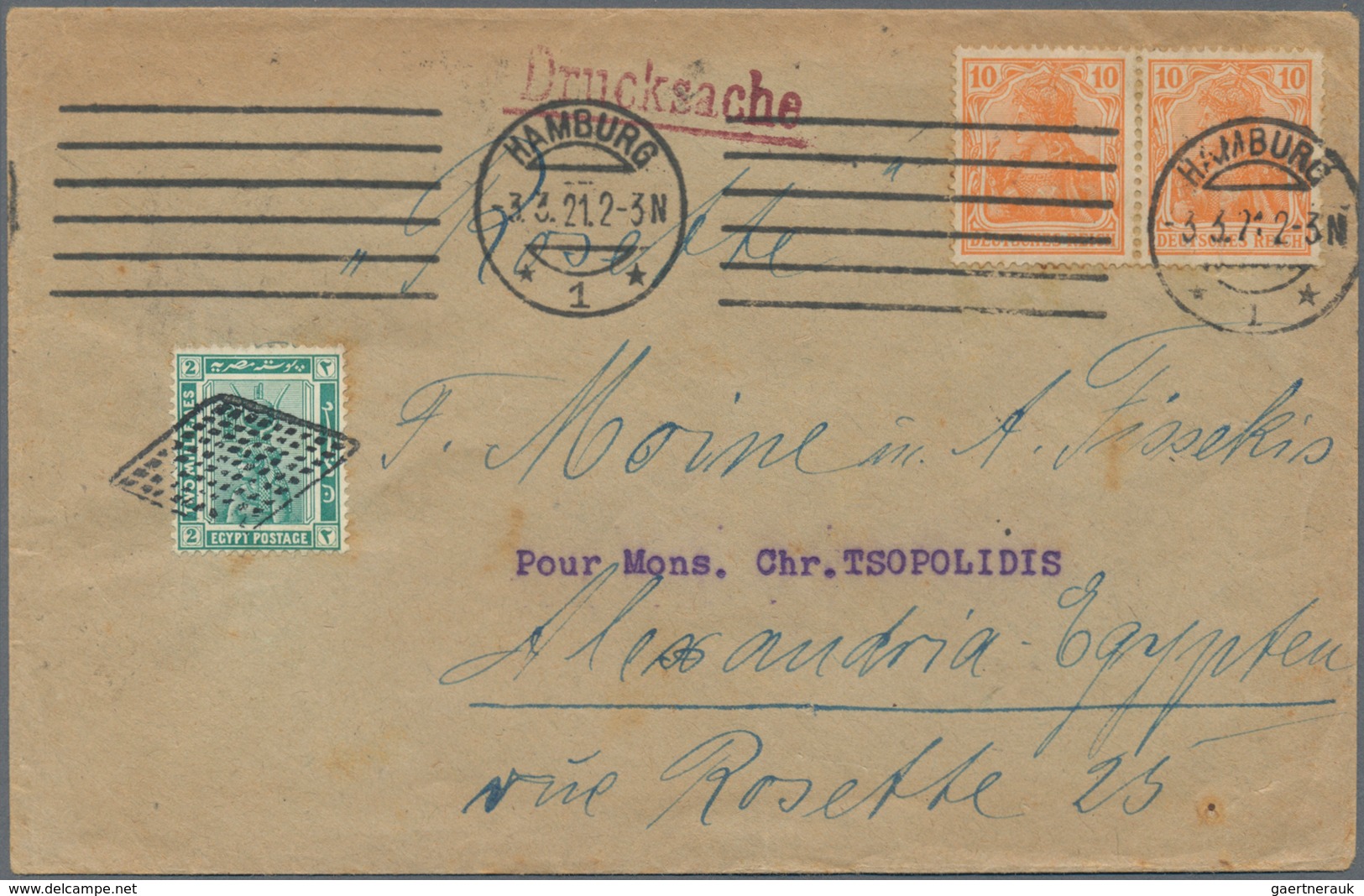 Ägypten - Stempel: 1866/1950 Ca., 'RETTA' Cancellations, Comprehensive And Valuable Collection With - Other & Unclassified