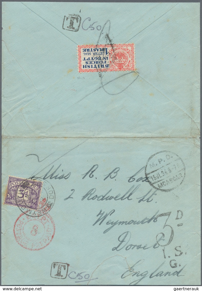 Ägypten - Besonderheiten: 1884/1956, Comprehensive Collection With Ca.45 Covers, Cards And Stationer - Altri & Non Classificati