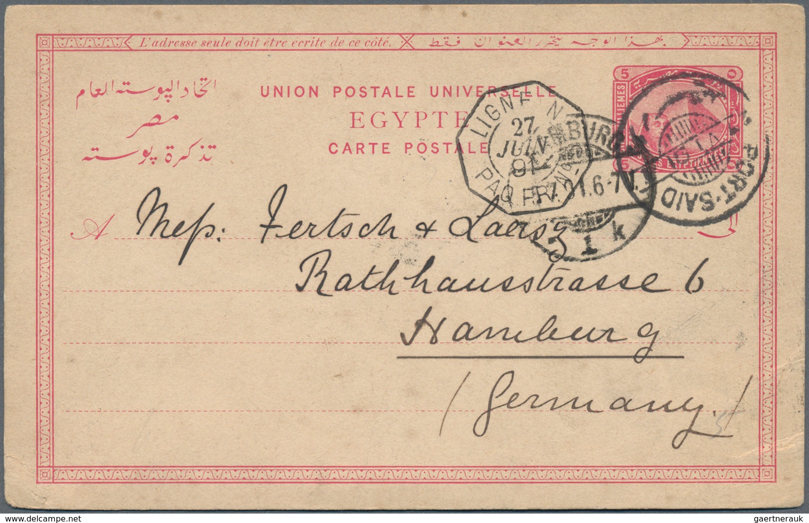 Ägypten - Ganzsachen: 1886/1970 (ca.) Holding Of About 215 Unused And Used Postal Stationery Postcar - Other & Unclassified