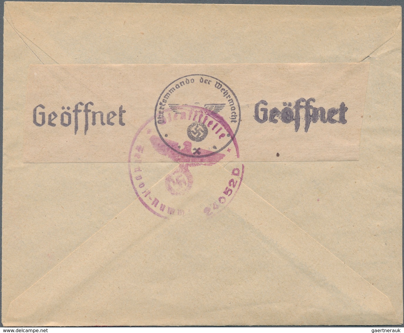 Algerien: 1940/44 Ca. 460 Letters Mainly To The Red Cross In Geneva, Almost Everything With Various - Nuovi