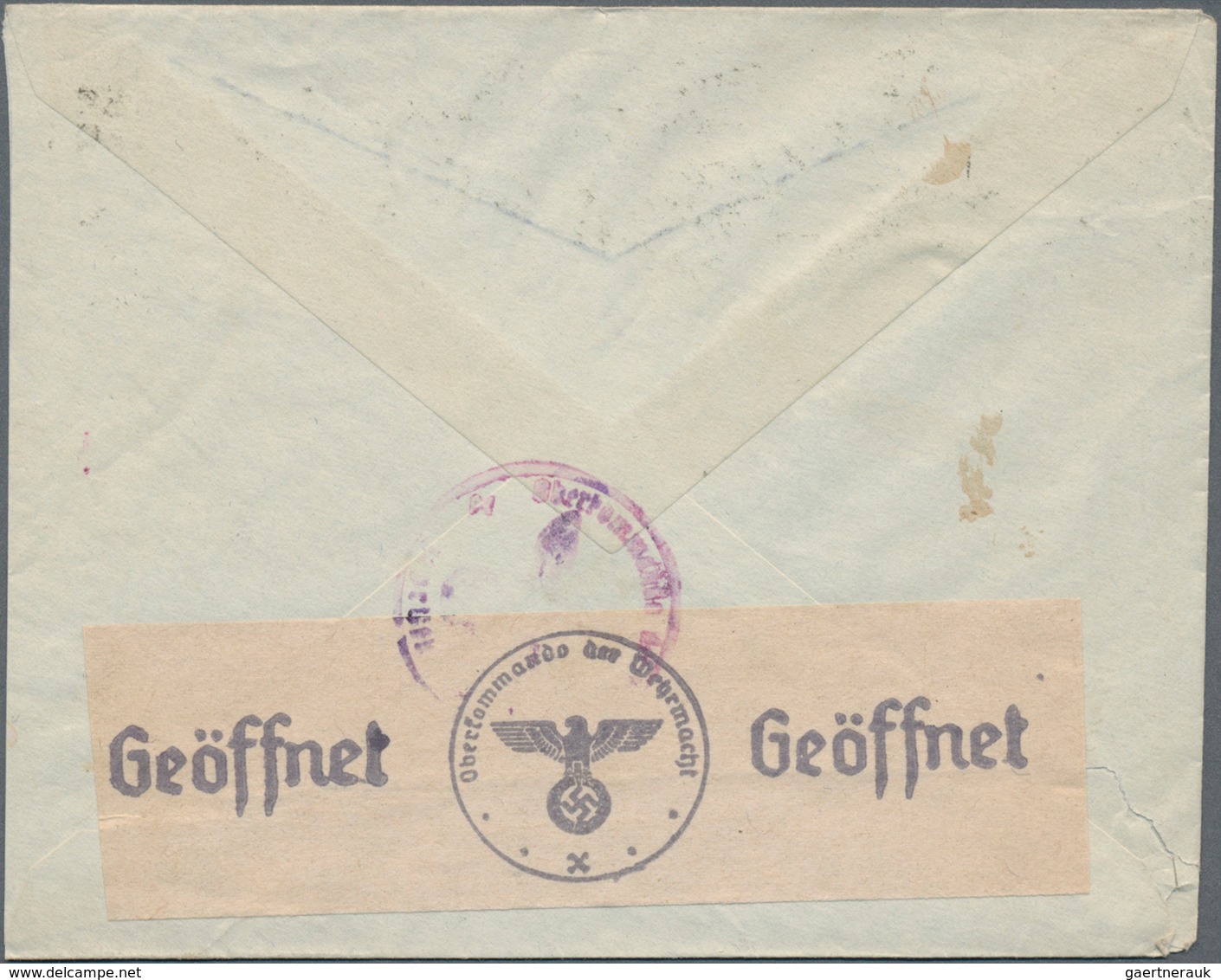 Algerien: 1940/44 ca. 460 letters mainly to the Red Cross in Geneva, almost everything with various