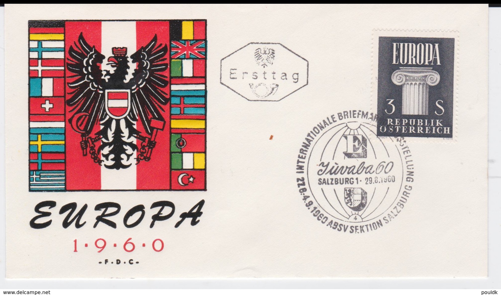 Austria FDC 1960 Europa CEPT (G88-63) - 1960