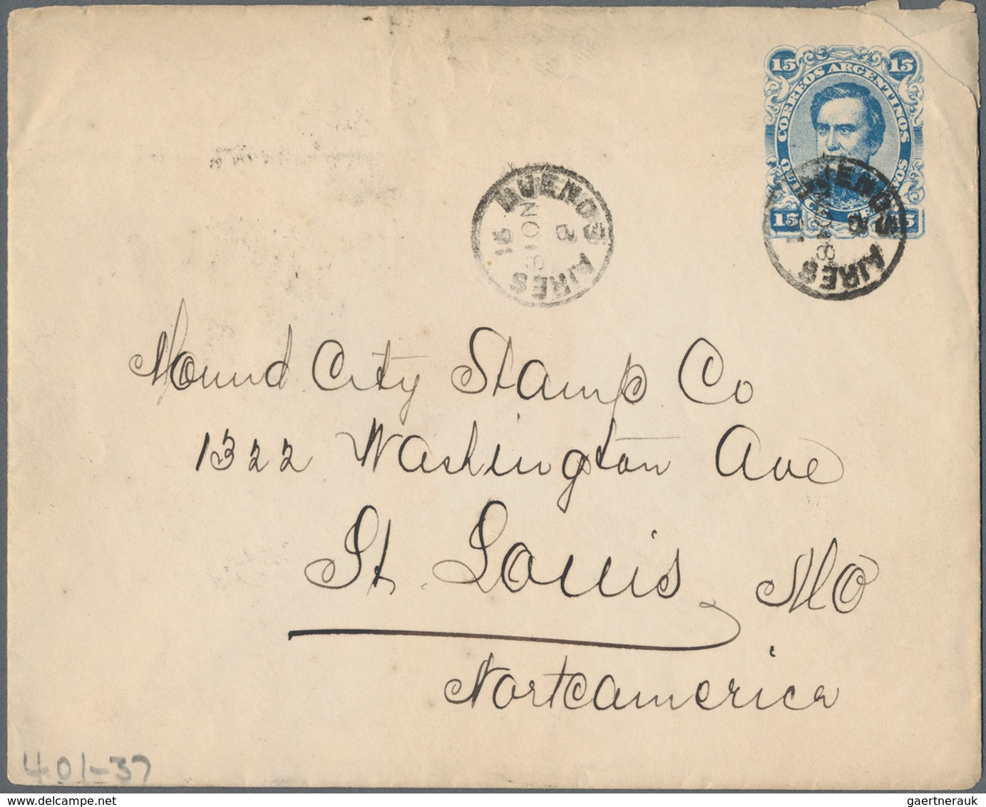 Argentinien - Ganzsachen: 1876/1952 holding of ca. 140 unused and used postal stationery envelopes,