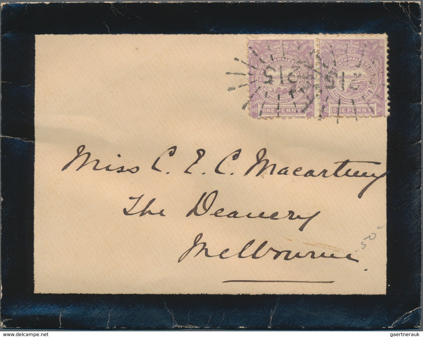 Australische Staaten: 1871/1872, Eight Mourning Covers, Six From Victoria And Two From New Southwale - Sammlungen
