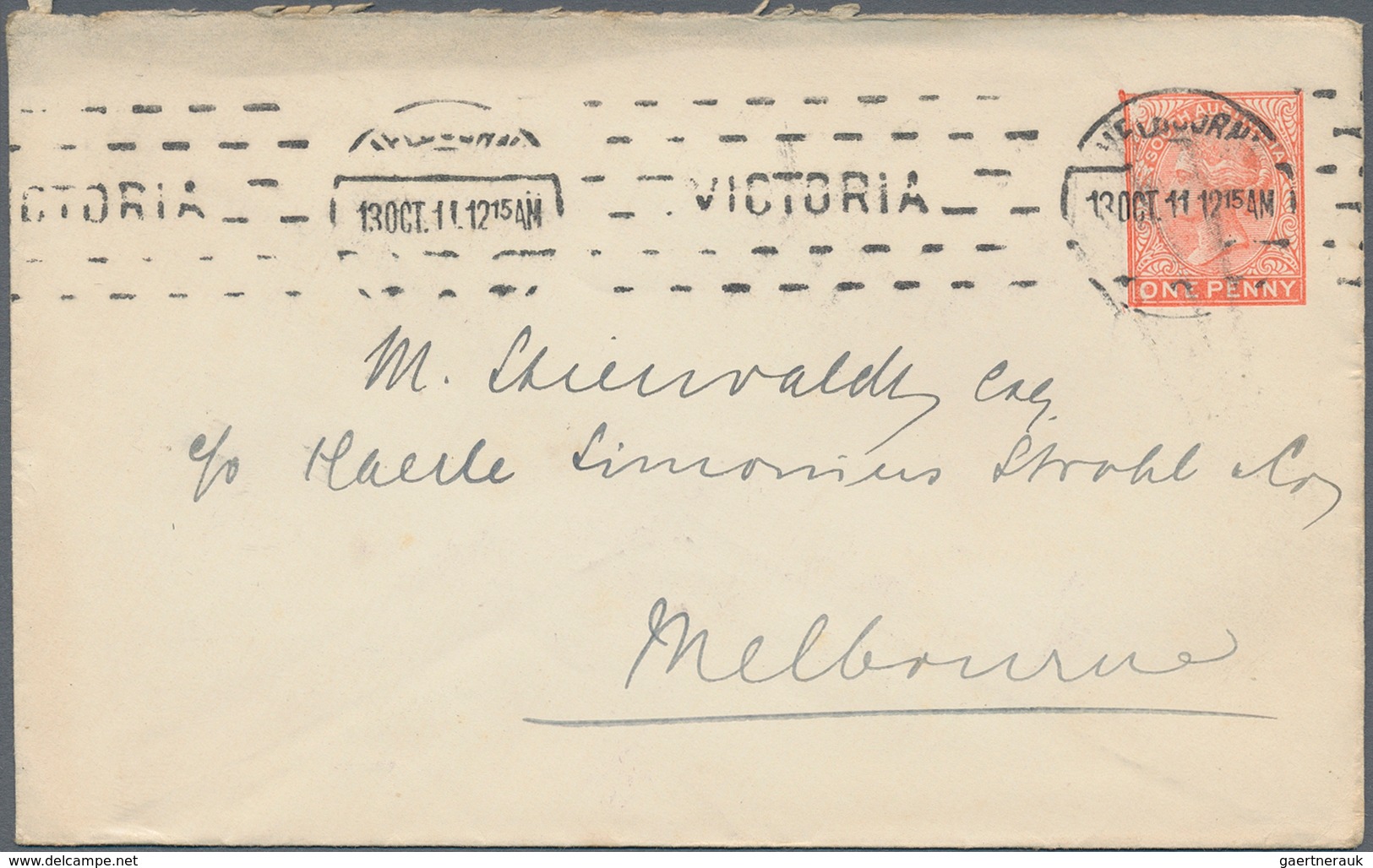 Australische Staaten: 1911/1913, POSTAL STATIONERIES: Unusual Group With 16 Used Postal Stationeries - Colecciones