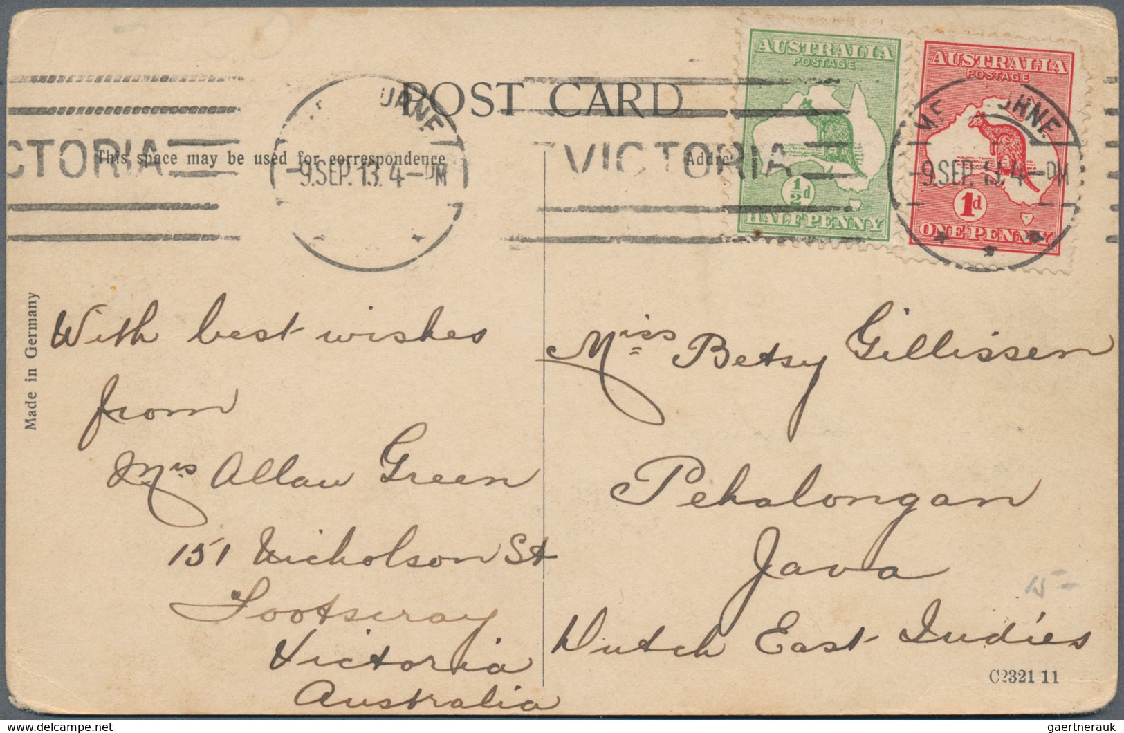 Australien: 1865-1950's: 35 Covers, Postcards, Postal Stationery Items And FDCs, Plus Two Stamps (8d - Colecciones