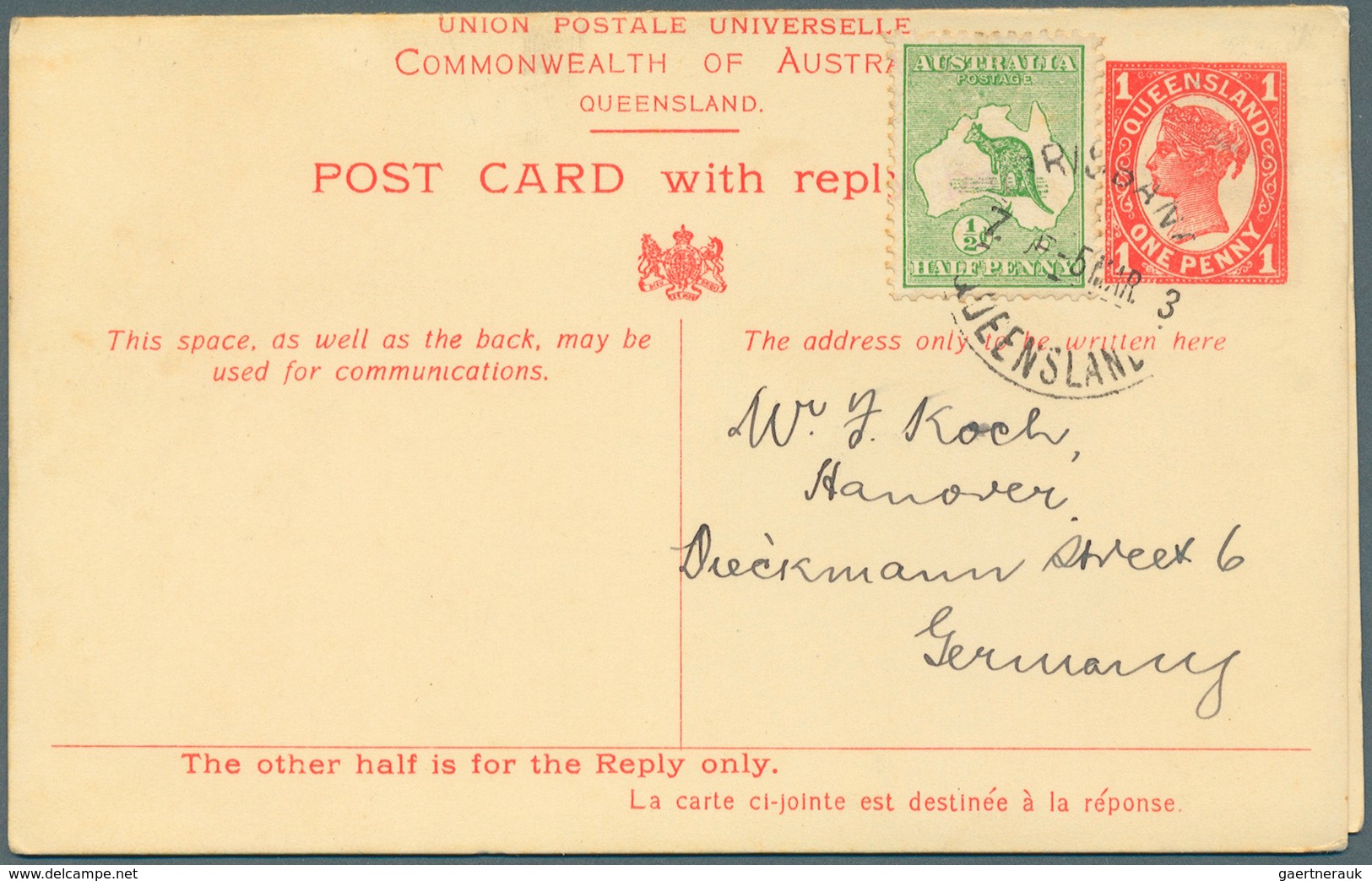 Australien - Ganzsachen: 1890/1955 (ca.), Interesting Accumulation With 47 Australian Commonwealth A - Enteros Postales