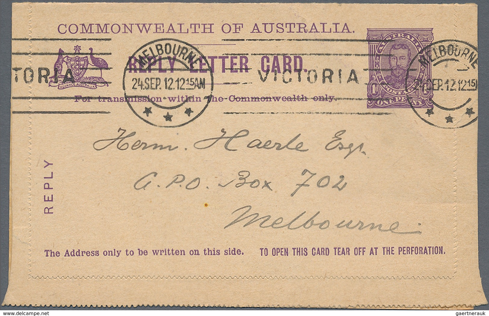 Australien - Ganzsachen: 1911/1913, LETTERCARDS: Unusual Group With 18 Pictorial Lettercards Incl. K - Enteros Postales