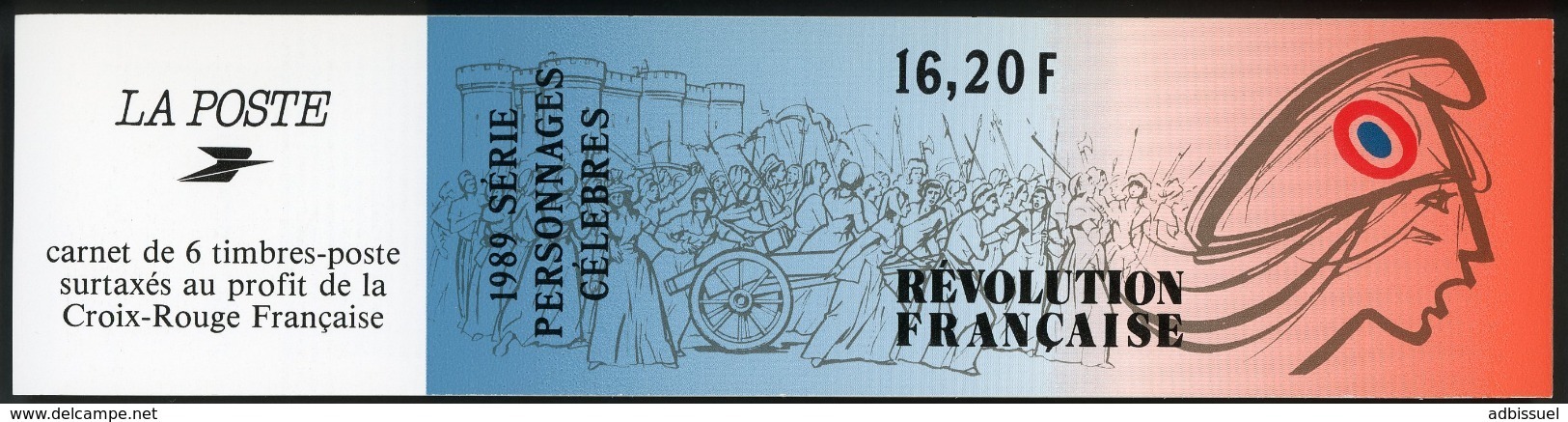 BC 2570 NEUF TB / PERSONNAGES Célèbres 1989, "Biencentaire De La Révolution Française" / Valeur Timbres : 13.2F Soit 2€ - Personnages