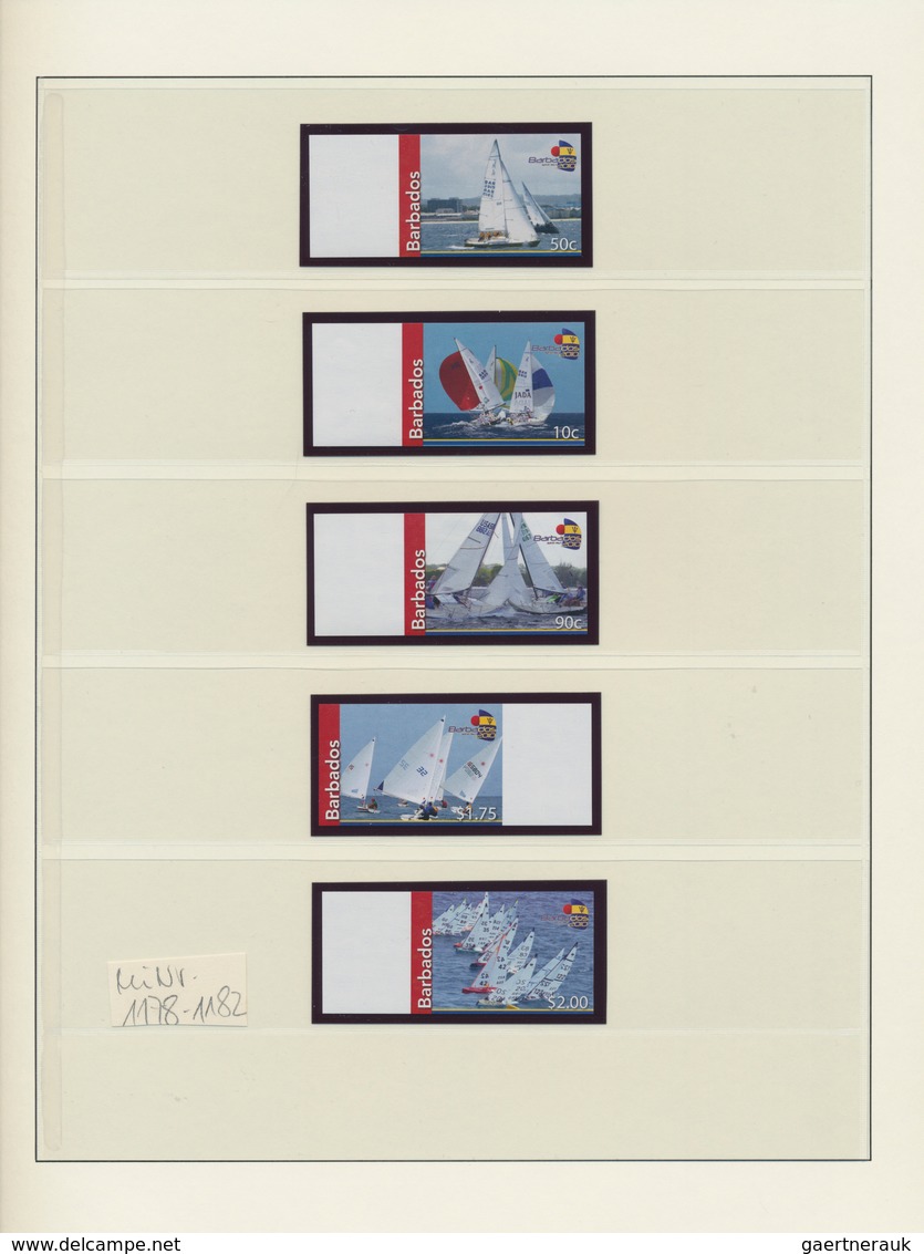 Barbados: 1994/2015. A Not Everyday Collection With Imperforate Mint, Nh, Issues, Which Partly To Ou - Barbados (1966-...)