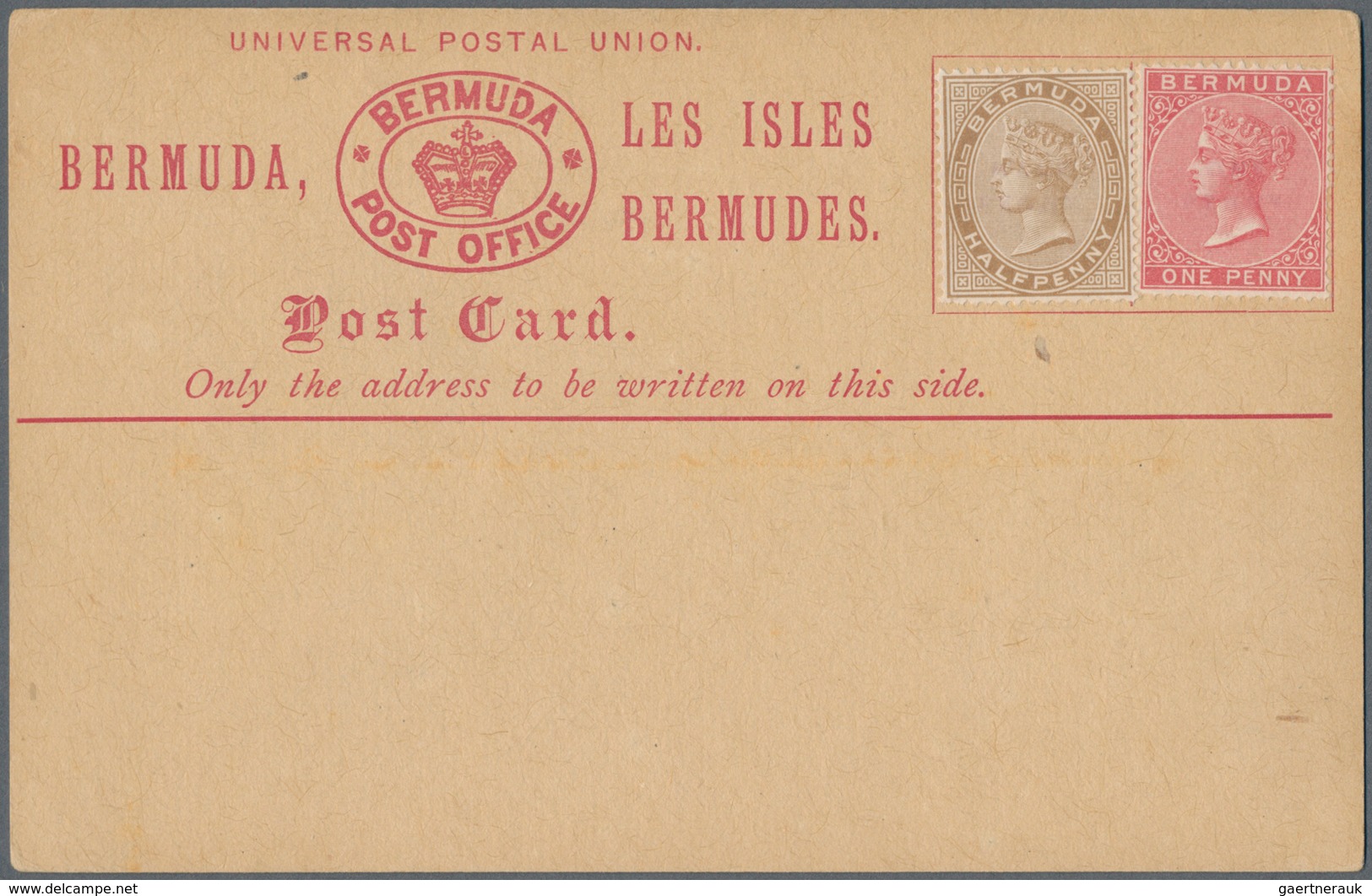 Bermuda-Inseln: 1880/1980 Ca. 140 Unused/CTO-used And Used Postal Stationeries (unfolded And Used Wr - Bermuda