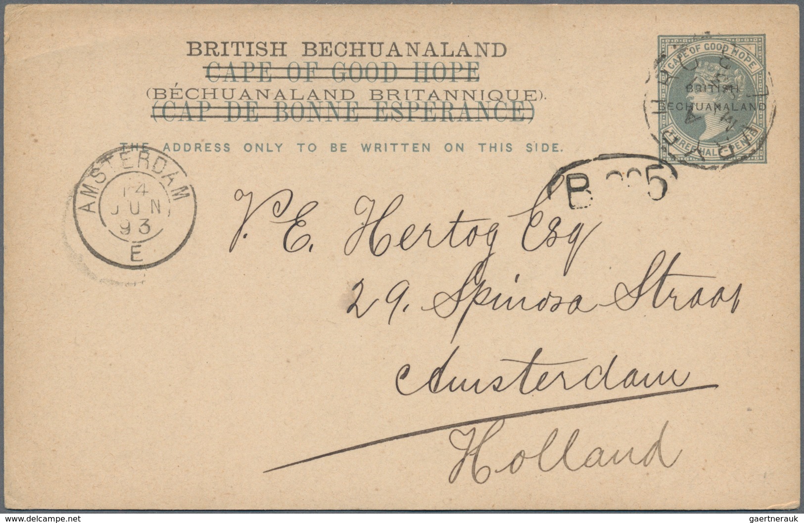 Betschuanaland: 1888/1945 Holding Of About 440 Unused Postal Stationary Especially The First Issues - 1885-1964 Herrschaft Von Bechuanaland