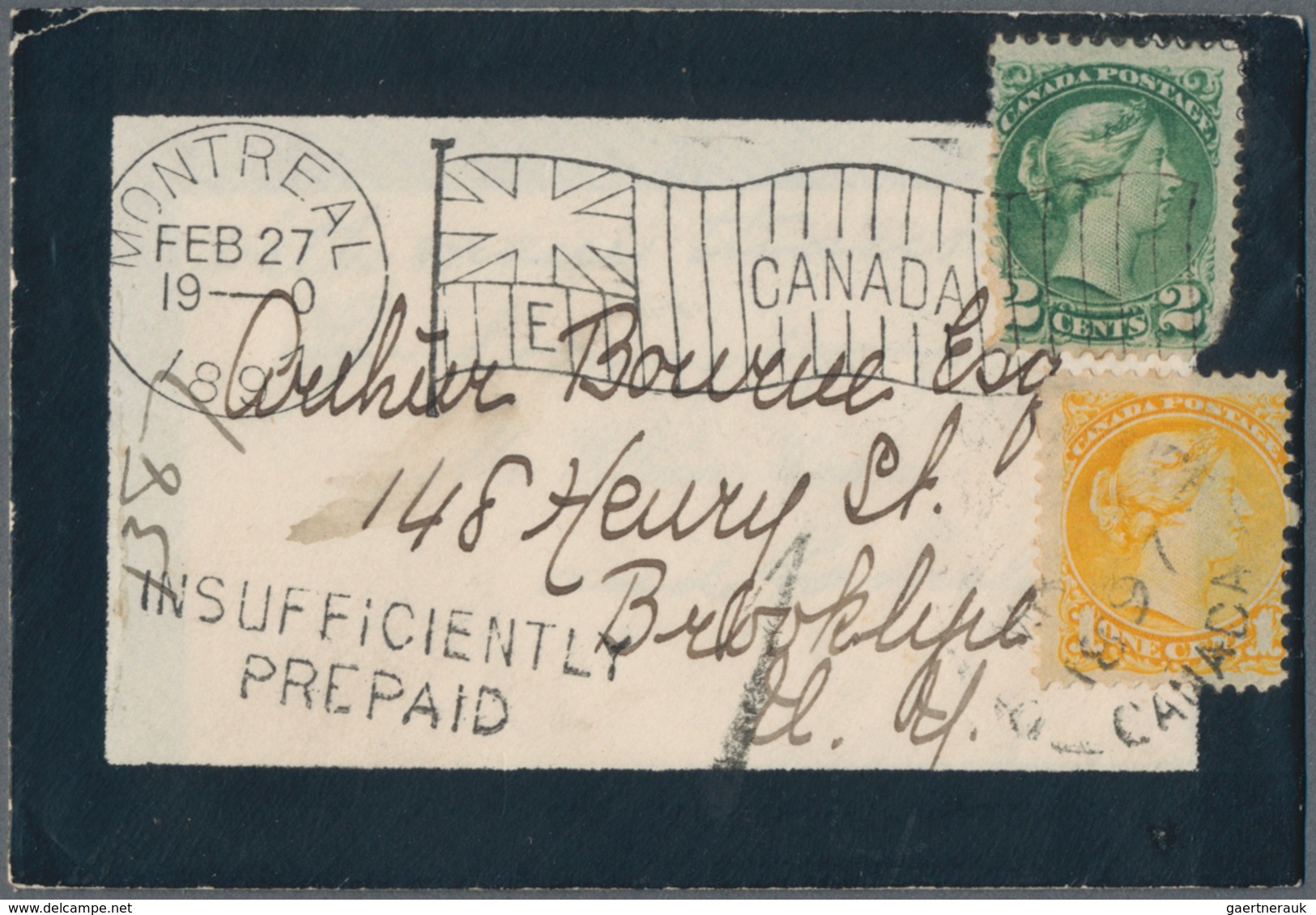 Kanada: 1888/1980 (ca.) Holding Of About 630 Letters, Cards And Covers, Incl. Air Mail, Special Deli - Colecciones