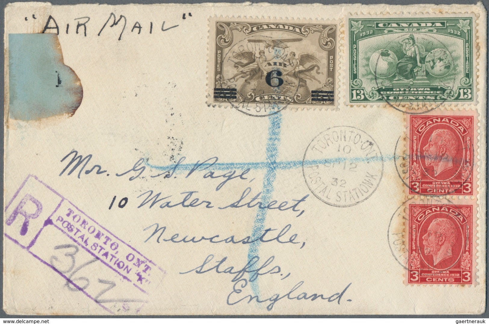 Kanada: 1888/1980 (ca.) Holding Of About 630 Letters, Cards And Covers, Incl. Air Mail, Special Deli - Colecciones