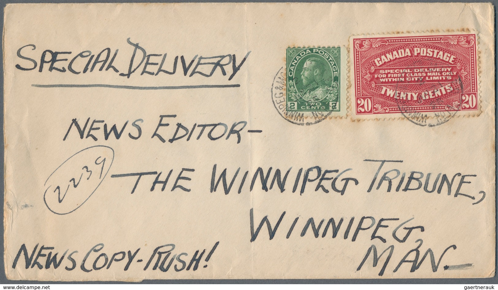 Kanada: 1888/1980 (ca.) holding of about 630 letters, cards and covers, incl. air mail, special deli