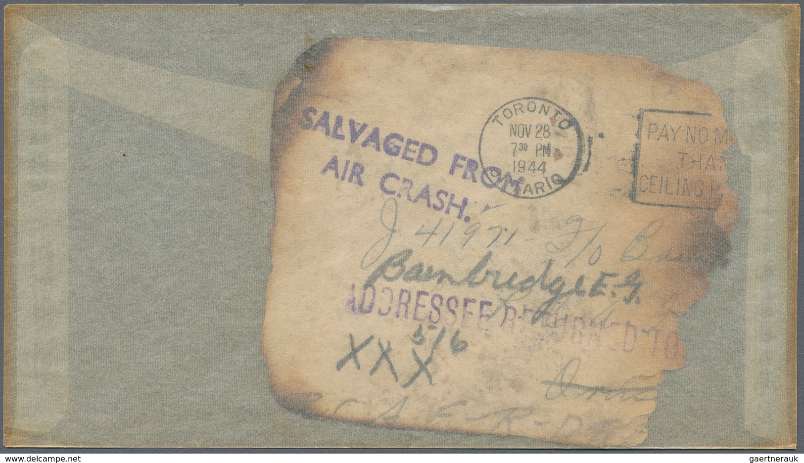 Kanada: 1941/54 (ca.) Holding Of About 670 Letters And Cards Of Prisoners Of War And The Field Post, - Sammlungen