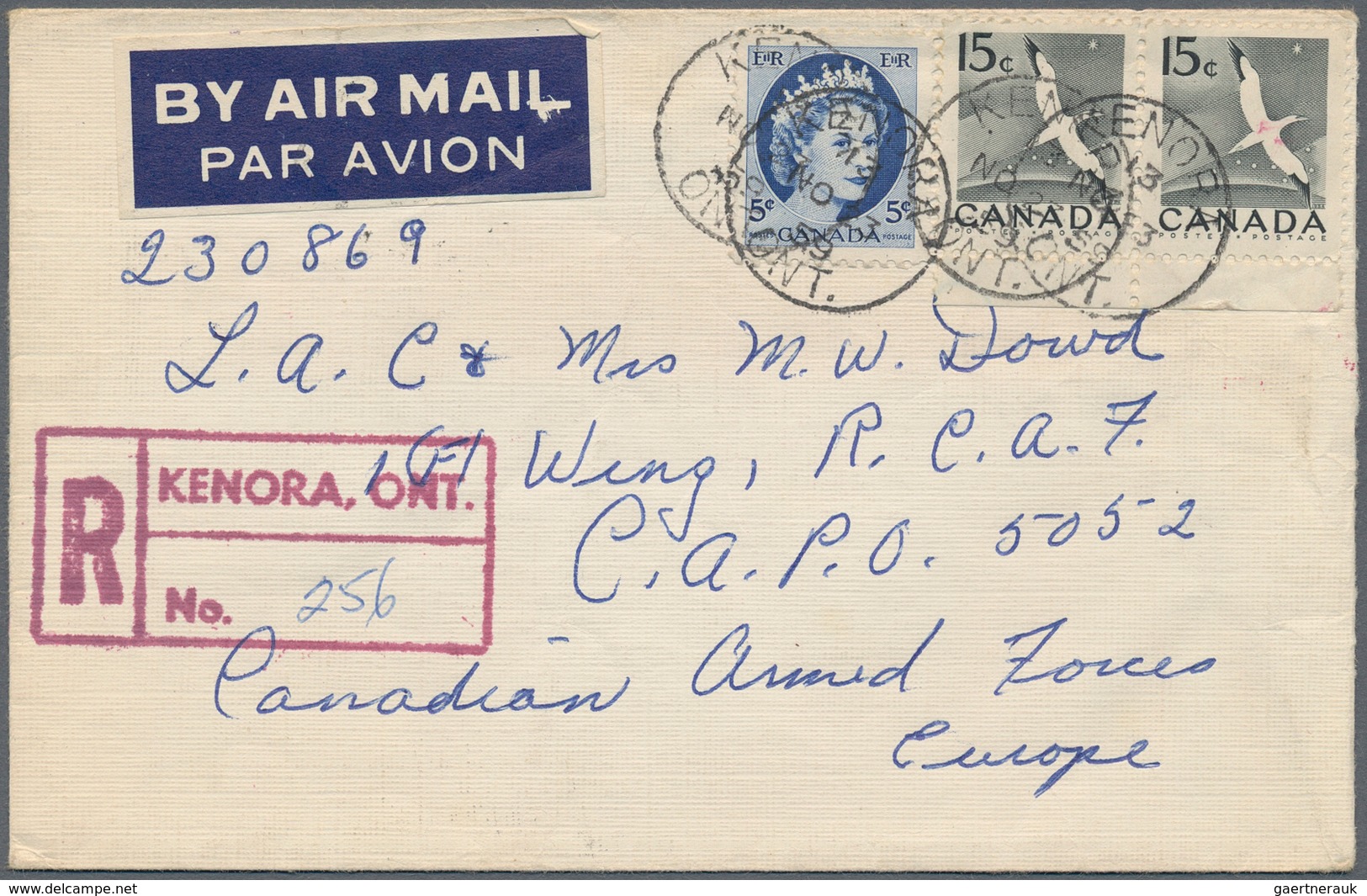 Kanada: 1941/54 (ca.) holding of about 670 letters and cards of prisoners of war and the field post,