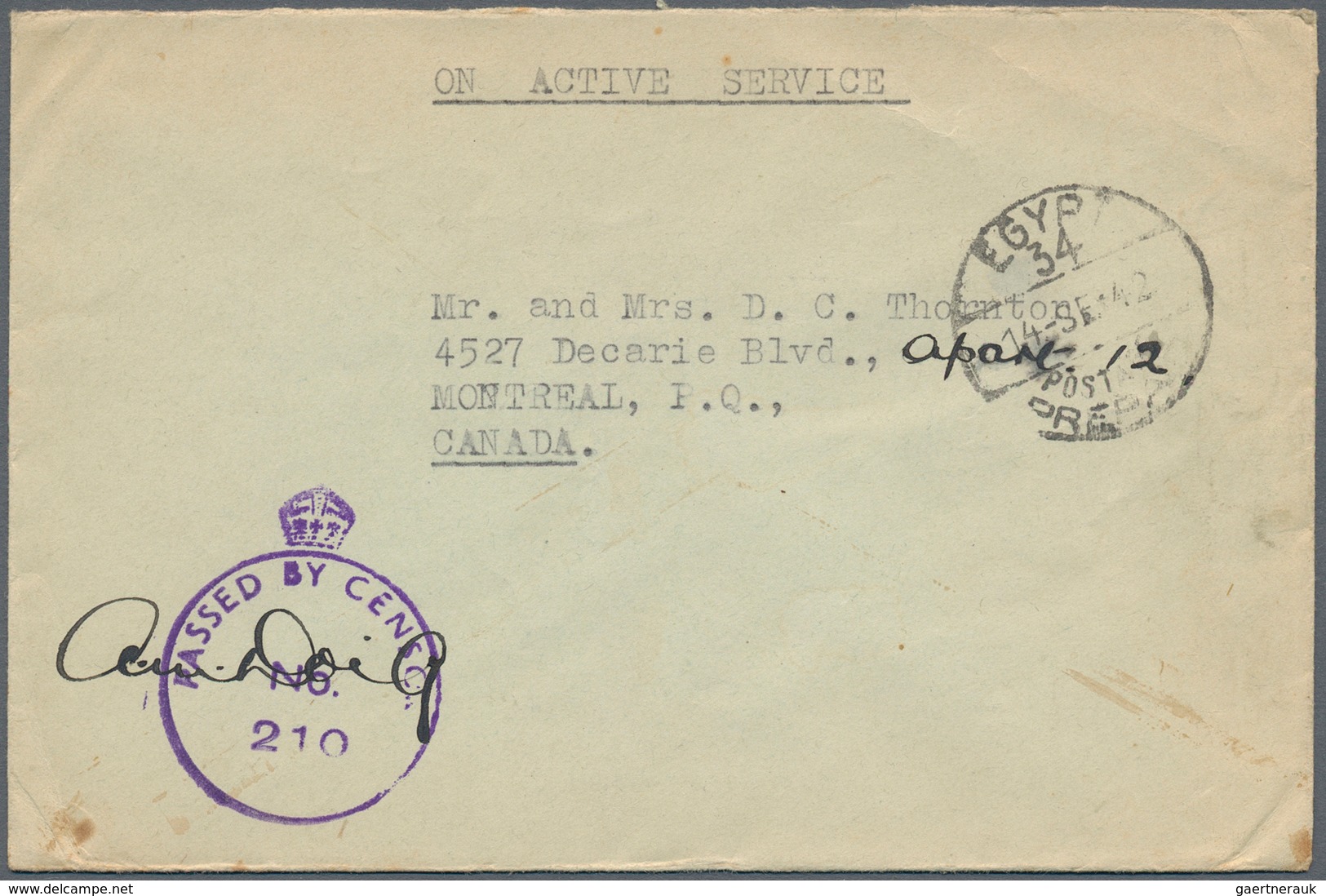 Kanada: 1941/54 (ca.) holding of about 670 letters and cards of prisoners of war and the field post,