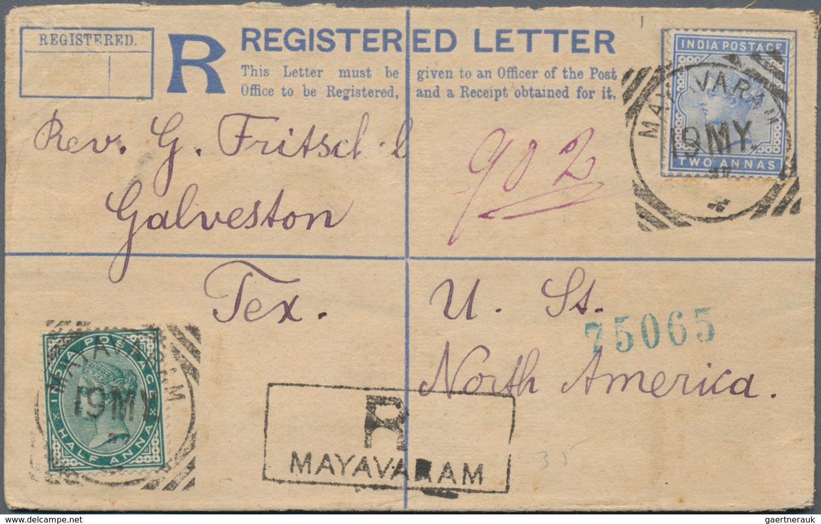 Ceylon / Sri Lanka: 1897/1936, Ceylon/India, Lot Of Five Entires Incl. Two Uprated Stationery Envelo - Sri Lanka (Ceilán) (1948-...)