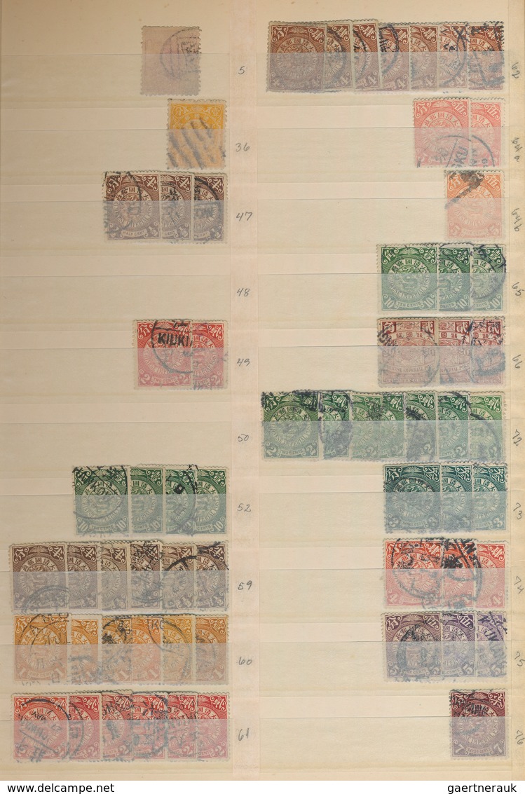 China: 1885/1949 (ca.), Good Filled Stock Book Of Early China, MNH, MH And Used. - 1912-1949 Republic