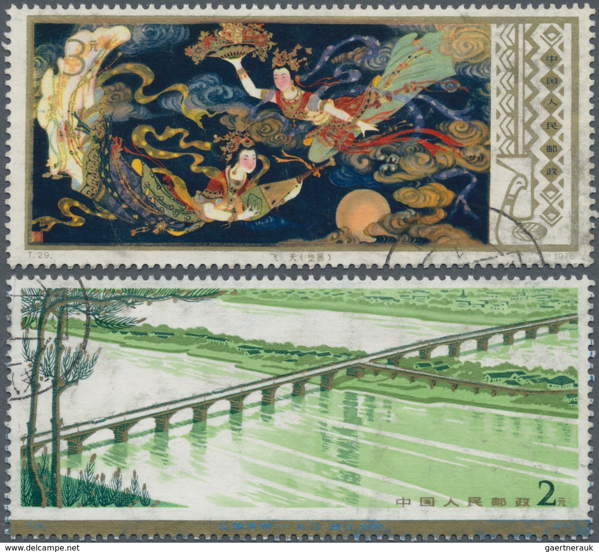 China: 1973/82 (ca.), Accumilation Of Early "J/T" Commemorative Issues, All Used (mostly Postal Used - 1912-1949 República