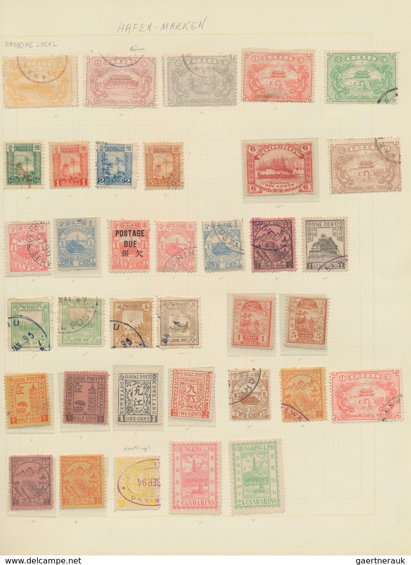 China - Lokalausgaben / Local Post: 1893/97, Amoy, Chefoo, Chinkiang, Chungking, Kewkiang Nanking, W - Sonstige & Ohne Zuordnung
