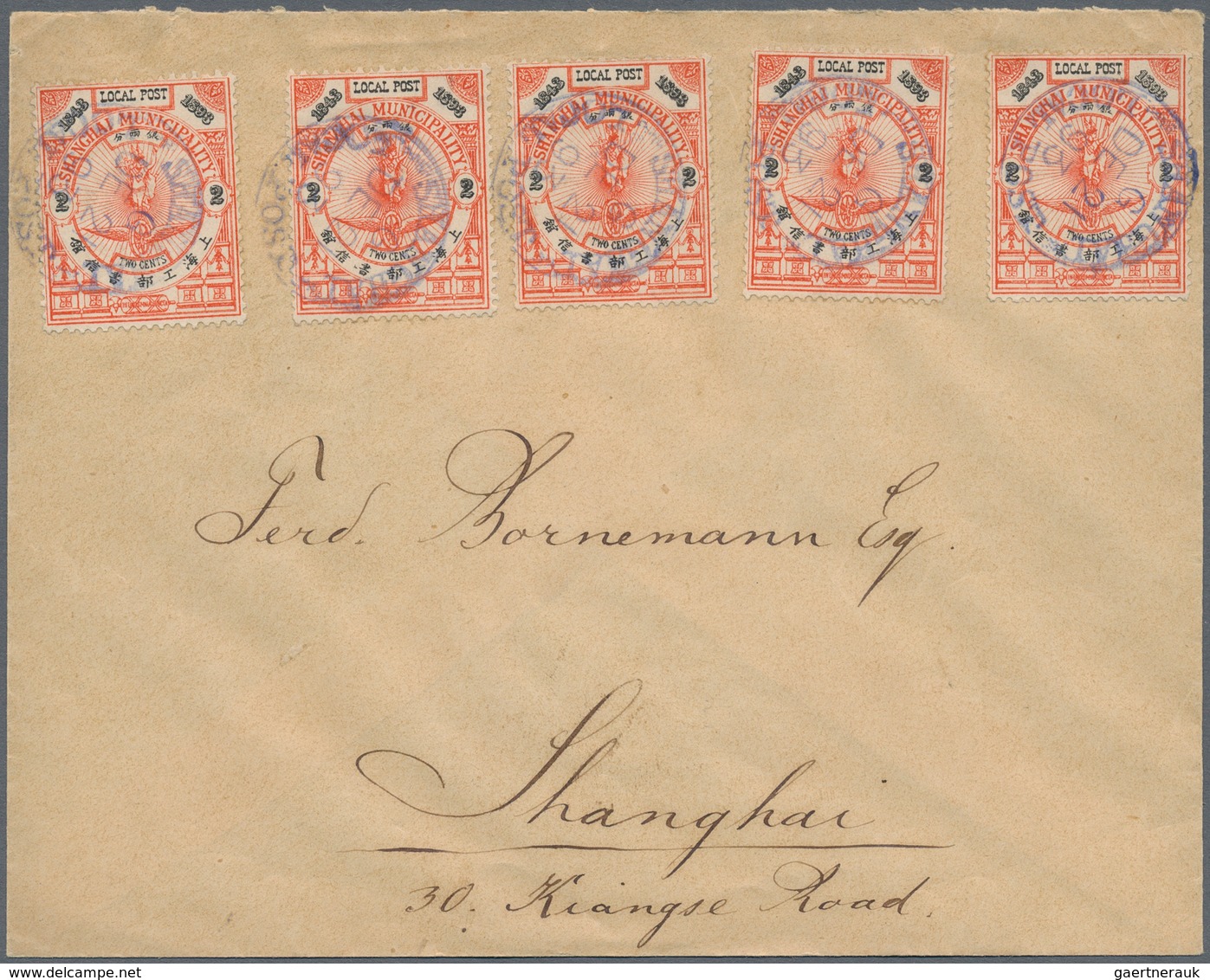 China - Shanghai: 1873/97, Local Posts Stationery Mint/used/cto (37) Or Covers (3), Also Chefoo LPO - Otros & Sin Clasificación