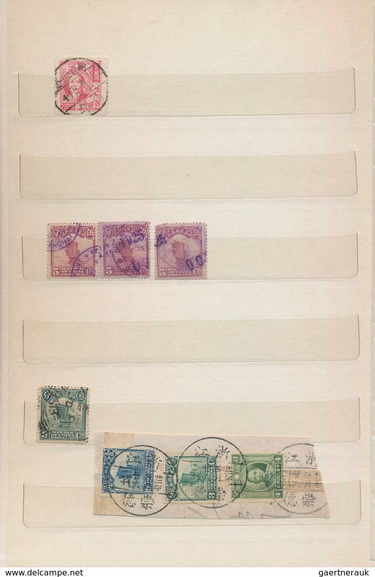 China - Fremde Postanstalten / Foreign Offices: 1898/1948 (ca.), Collection Of Clear To Full-strike - Sonstige & Ohne Zuordnung