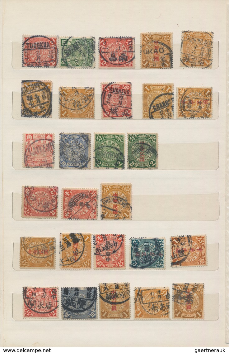 China - Fremde Postanstalten / Foreign Offices: 1898/1948 (ca.), collection of clear to full-strike