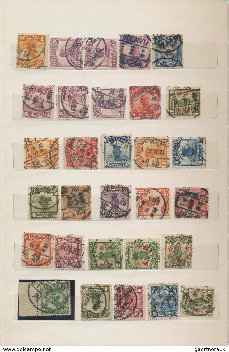 China - Fremde Postanstalten / Foreign Offices: 1898/1948 (ca.), collection of clear to full-strike