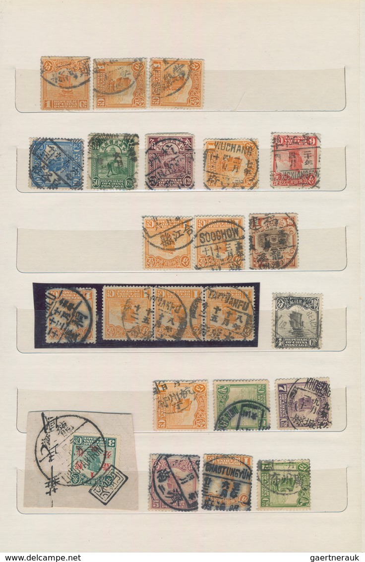China - Fremde Postanstalten / Foreign Offices: 1898/1948 (ca.), collection of clear to full-strike
