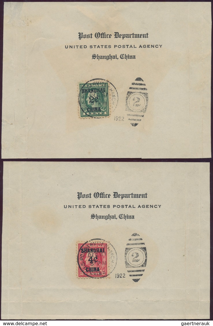 China - Fremde Postanstalten / Foreign Offices: 1901-22, US POST IN CHINA : Complete Set Of Scott K1 - Sonstige & Ohne Zuordnung