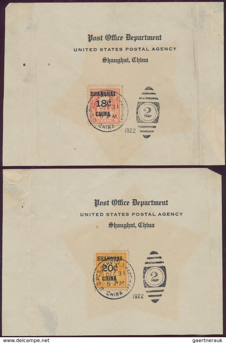 China - Fremde Postanstalten / Foreign Offices: 1901-22, US POST IN CHINA : Complete set of Scott K1