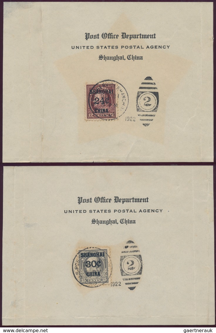 China - Fremde Postanstalten / Foreign Offices: 1901-22, US POST IN CHINA : Complete set of Scott K1